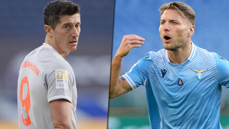 Robert Lewandowski i Ciro Immobile