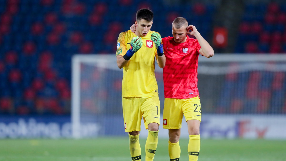 Kamil Grabara i Tomasz Loska (Polska U-21)