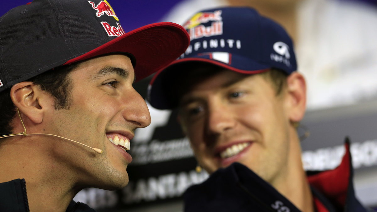 Daniel Ricciardo i Sebastian Vettel