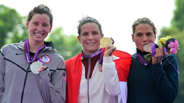 Eva Risztov, Haley Anderson i Martina Grimaldi