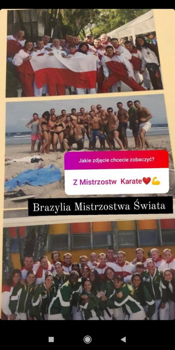 Screenshot z Instastory Anny Lewandowskiej