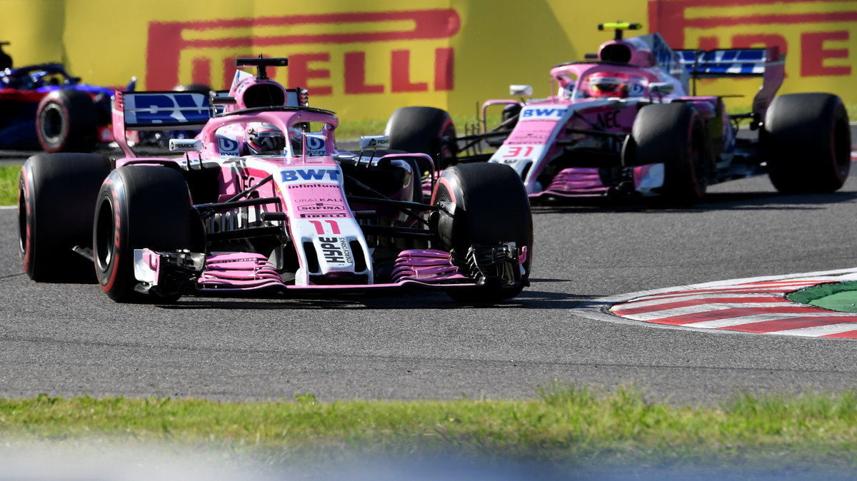 Sergio Perez i Esteban Ocon