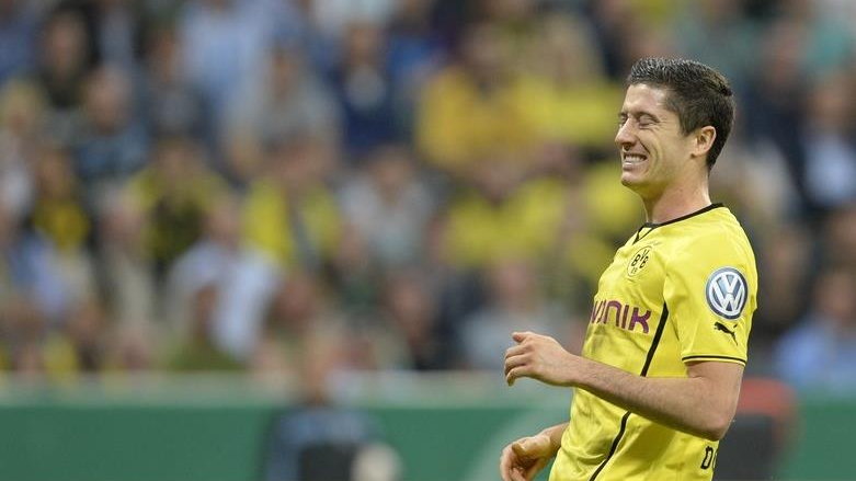 Robert Lewandowski w meczu przeciwko TSV