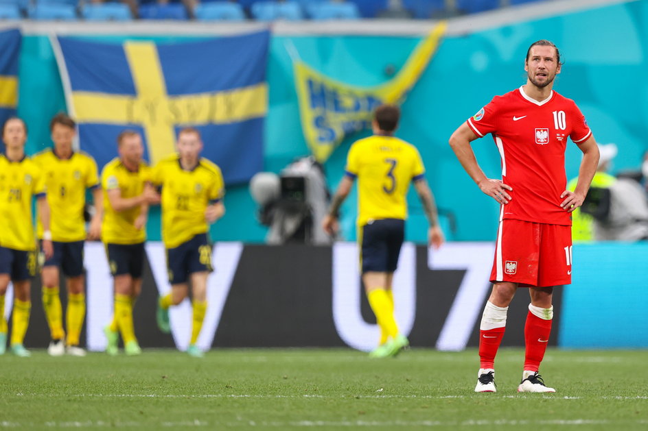 Grzegorz Krychowiak po meczu ze Szwecją na Euro 2020 nie ukrywał rozczarowania