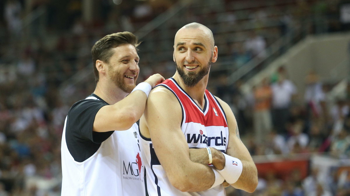 Piotr Gruszka i Marcin Gortat