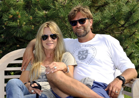 Juergen Klopp z żoną (zdjęcie z 2013 r.)