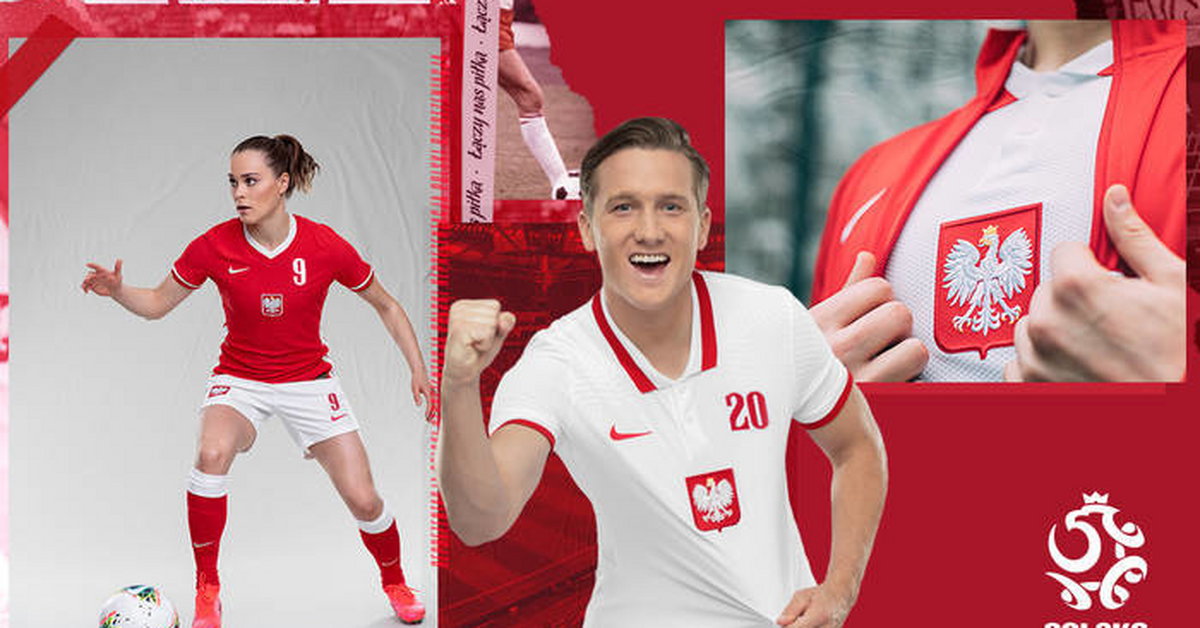 Damie promuje nowe koszulki reprezentacji Polski - Przegląd Sportowy