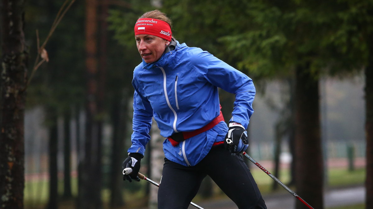 Justyna Kowalczyk, trening, nartorolki