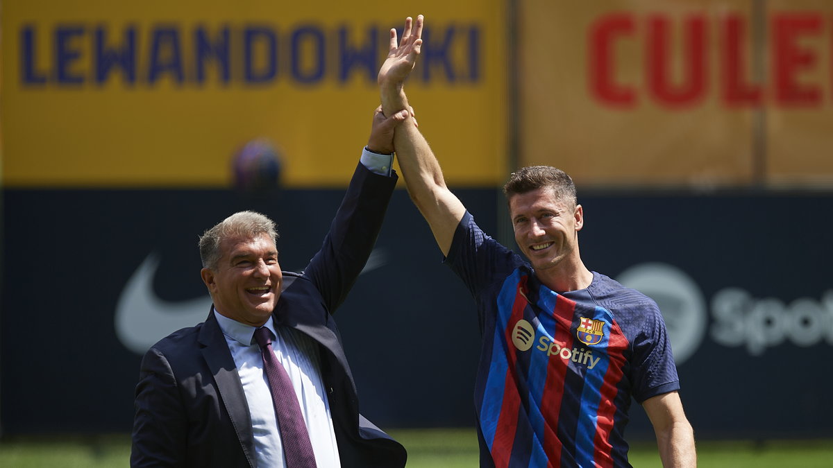 Joan Laporta, Robert Lewandowski 