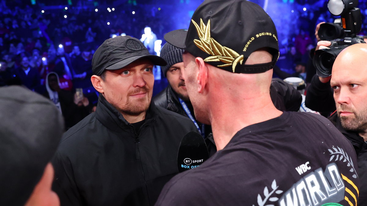 Ołeksandr Usyk i Tyson Fury