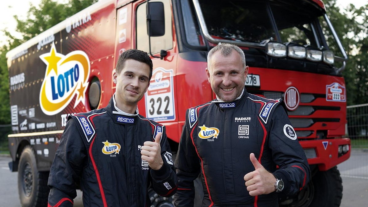 Robin Szustkowski i Jarosław Kazberuk, załoga Lotto Team