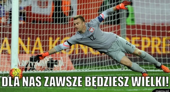 Artur Boruc świętuje urodziny. Memy z bramkarzem