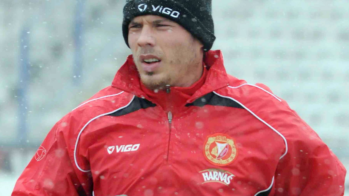 Radosław Matusiak w barwach Widzewa Łódź