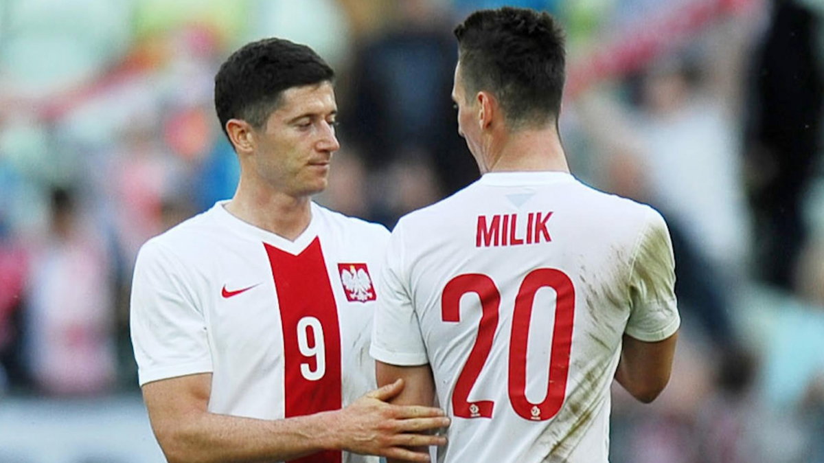 Robert Lewandowski i Arkadiusz Milik