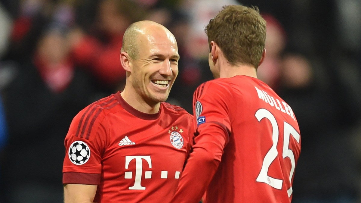 Arjen Robben i Thomas Mueller