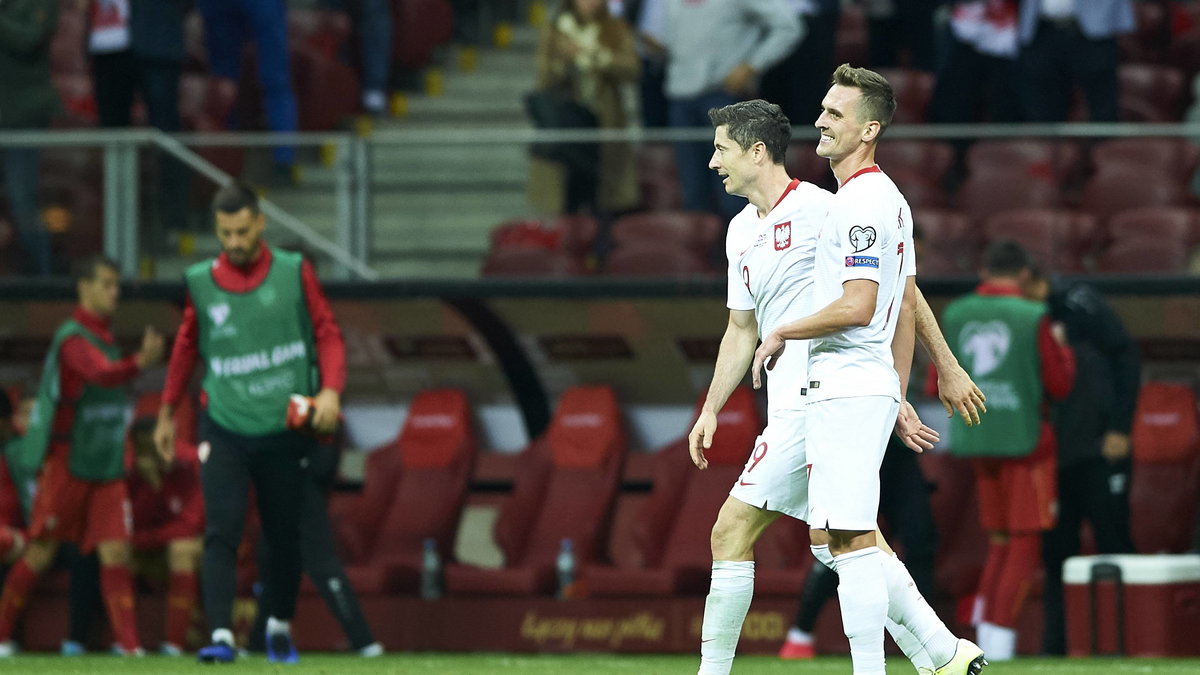 Robert Lewandowski i Arkadiusz Milik