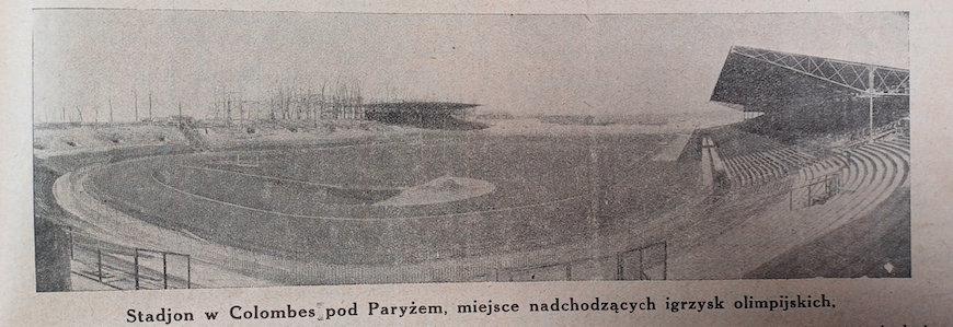 Tak "PS" prezentował stadion na igrzyska 1924 r.