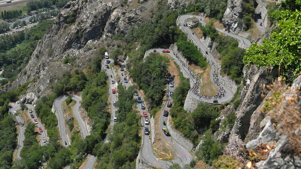 Podjazd pod Alpe d'Huez