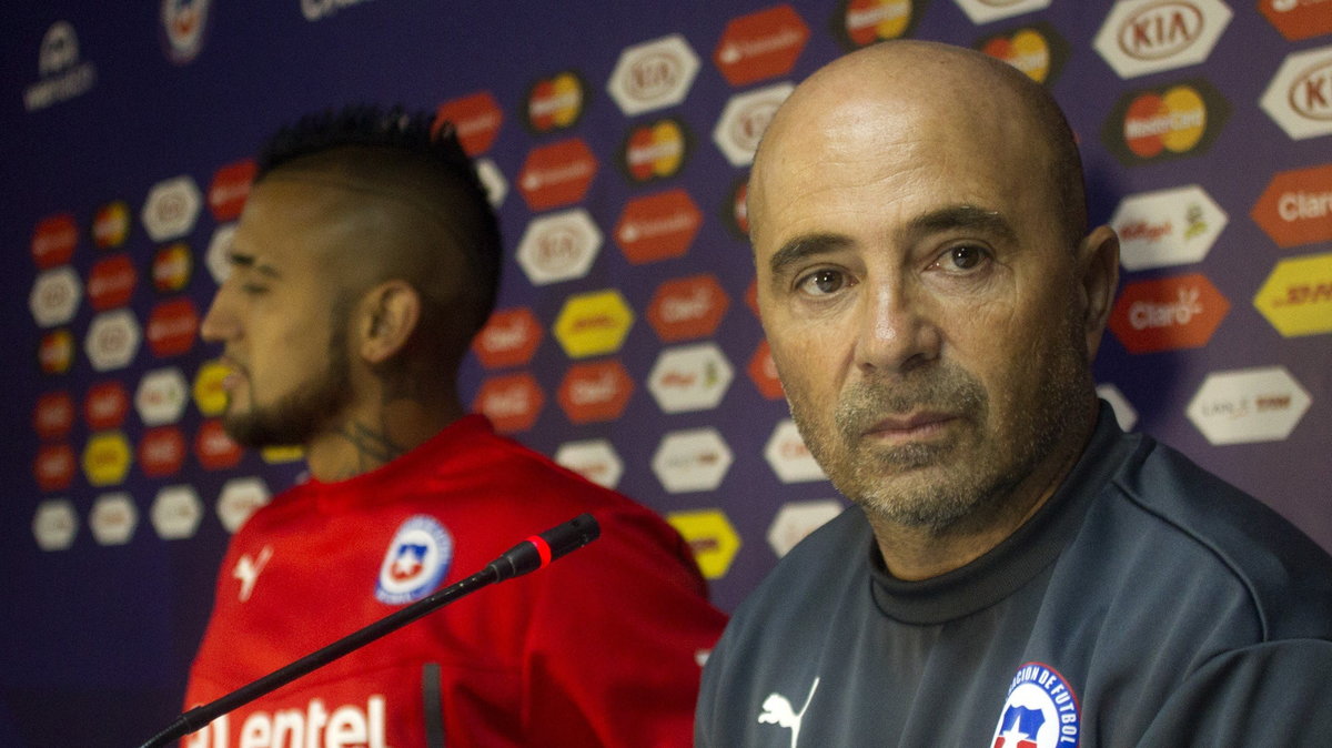 Arturo Vidal i Jorge Sampaoli