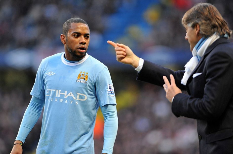 Robinho w barwach Manchesteru City