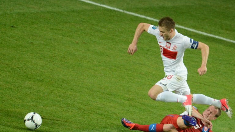 Jakub Błaszczykowski w trakcie meczu z Czechami
