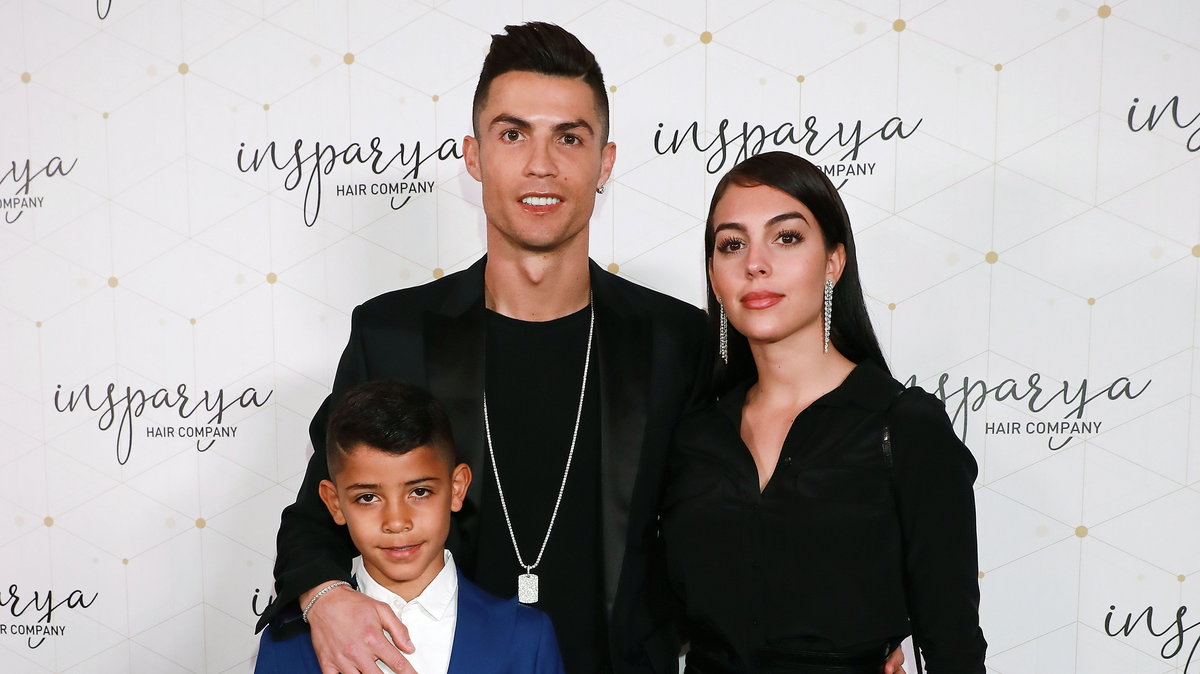 Cristiano Ronaldo, Georgina Rodriguez i Cristiano Ronaldo Jr.