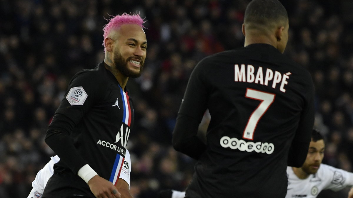 Neymar Junior i Kylian Mbappe