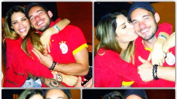 Wesley Sneijder i Yolanthe Cabau