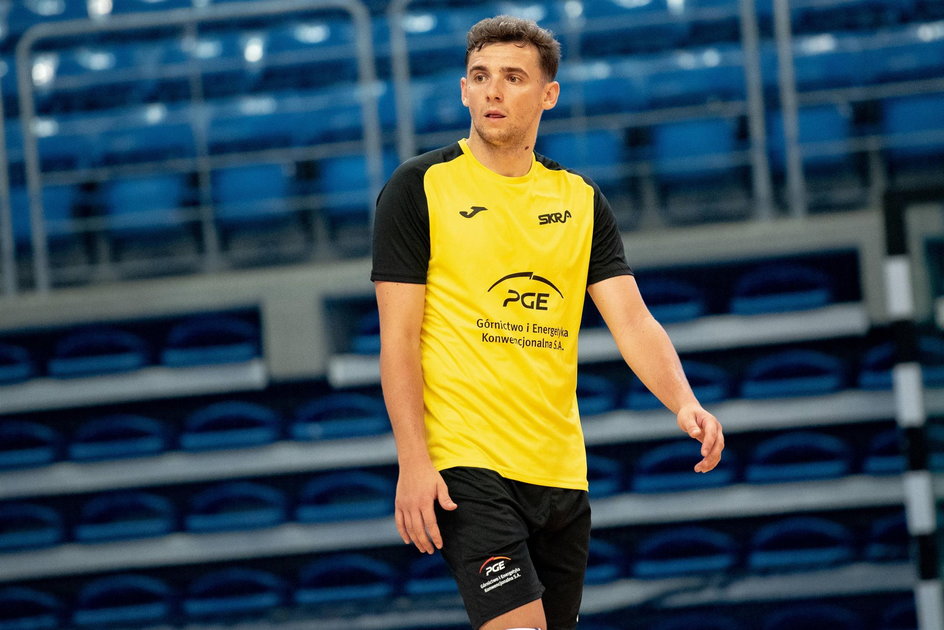 Siatkowka. PlusLiga. PGE GiEK Skra Belchatow. Trening 04.09.2023