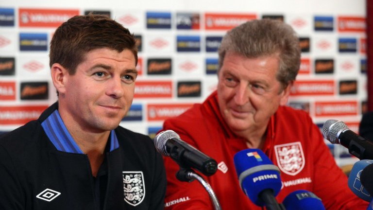 Steven Gerrard i Roy Hodgson