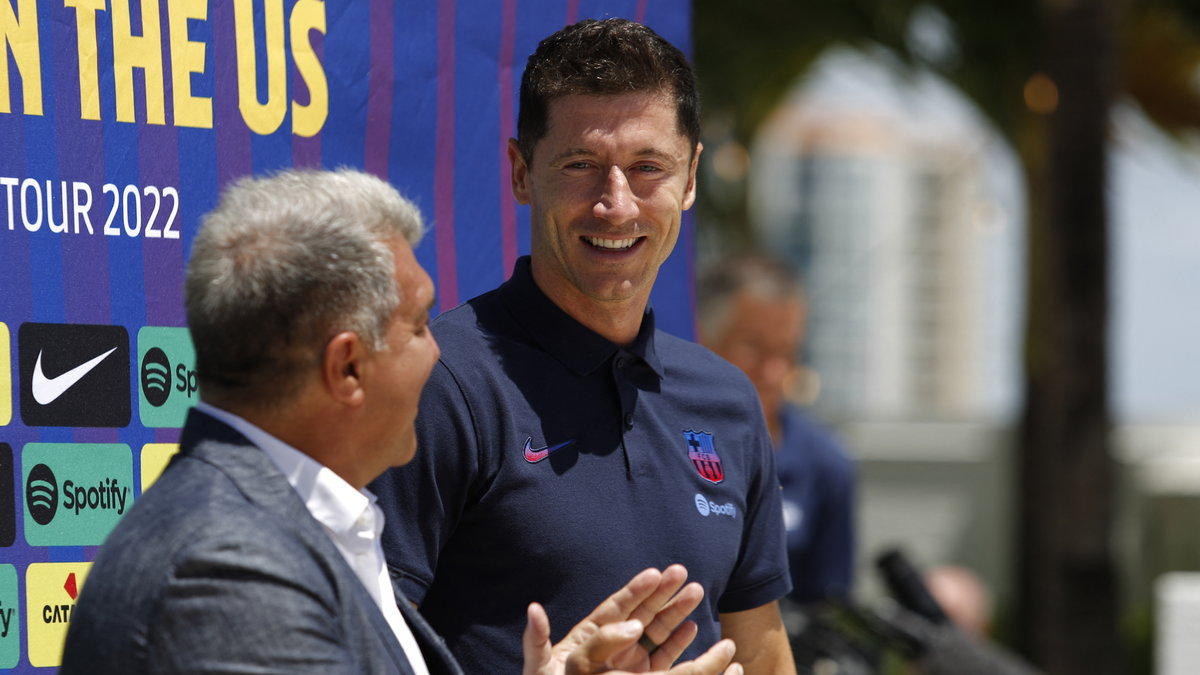 Joan Laporta i Robert Lewandowski