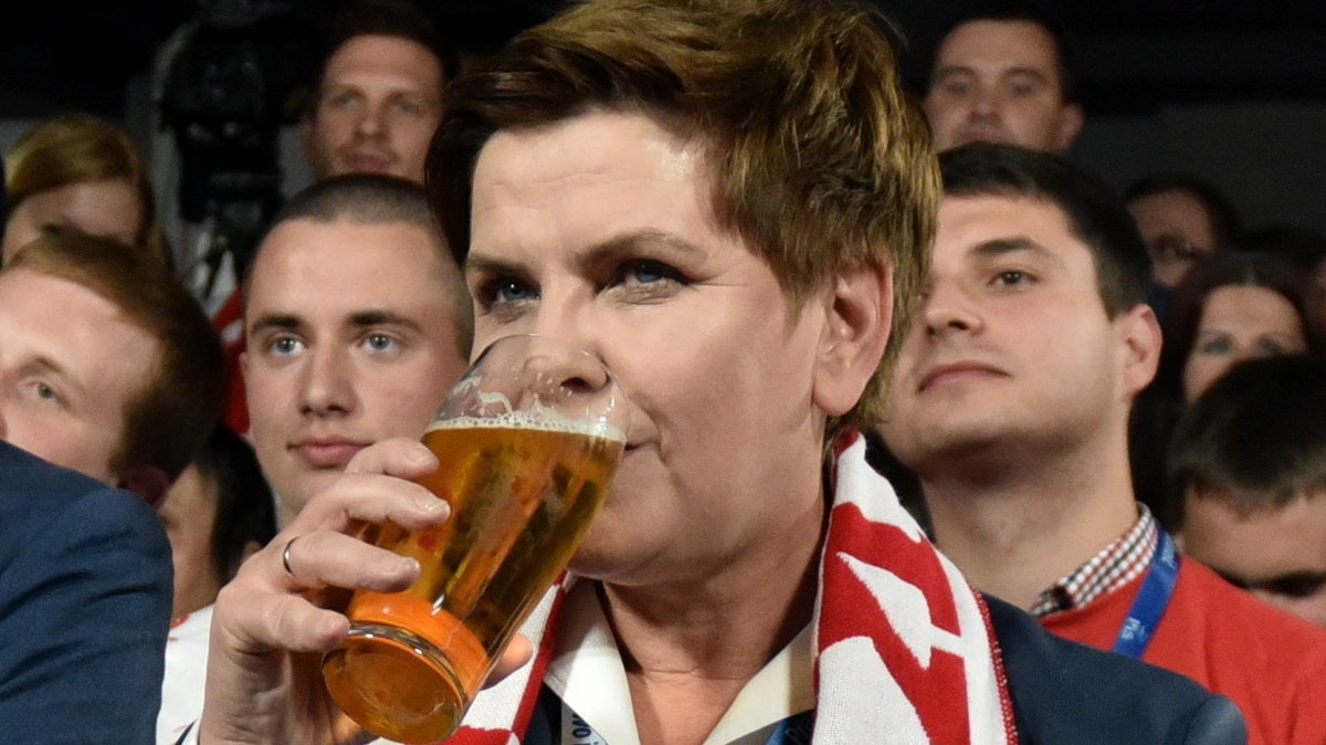 Beata Szydło kibicowała Polakom