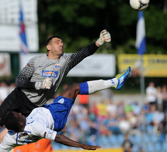 1. LIGA PIŁKARSKA FLOTA ŚWINOUJŚCIE KONTRA TERMALICA