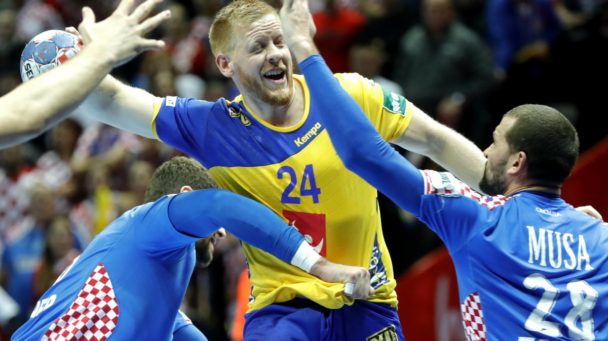 epa06444503 - CROATIA HANDBALL EHF EUROPEAN CHAMPIONSHIP 2018 (Croatia vs Sweden)