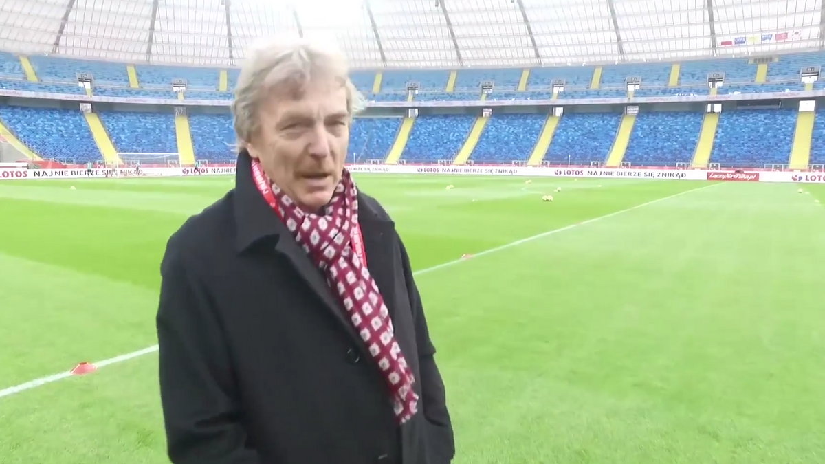 Zbigniew Boniek na Stadionie Śląskim