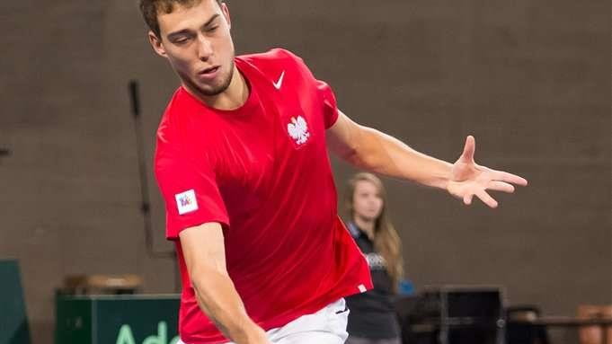 Puchar Davisa: Polska - Słowenia/ Jerzy Janowicz