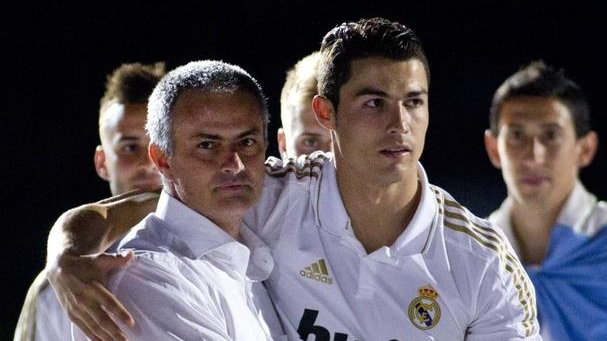 Cristiano Ronaldo i Jose Mourinho 