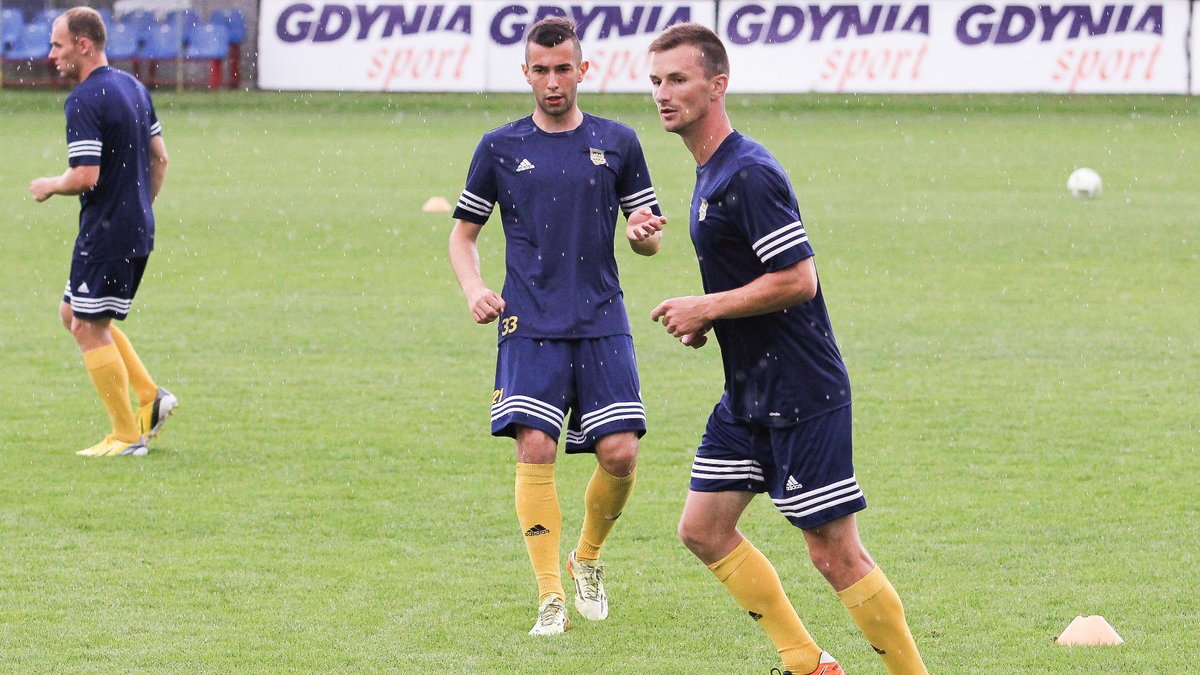 Pilka nozna. Ekstraklasa. Arka Gdynia. Trening. 30.06.2016