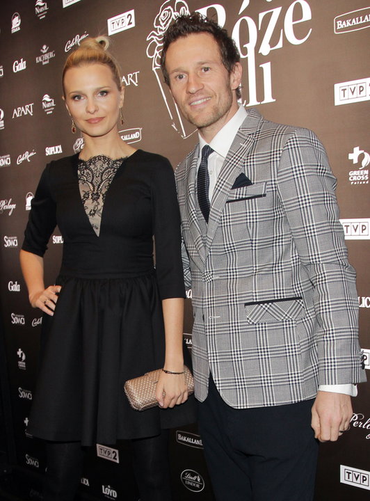 Emilia Raszyńska i Mariusz Czerkawski w 2013 r.