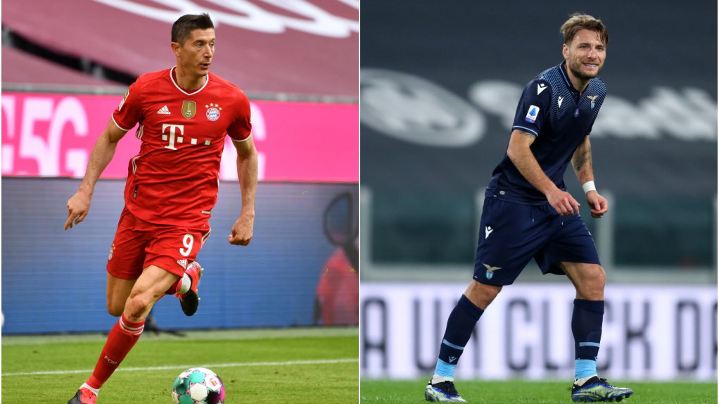 Robert Lewandowski i Ciro Immobile