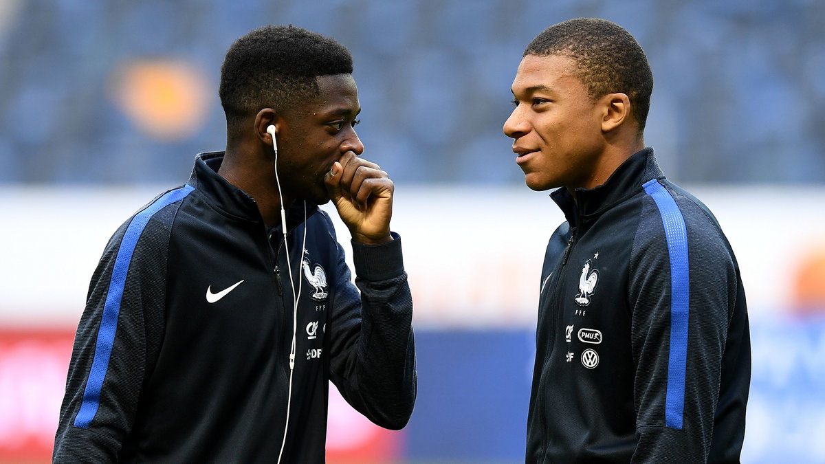 Ousmane Dembele i Kylian Mbappe