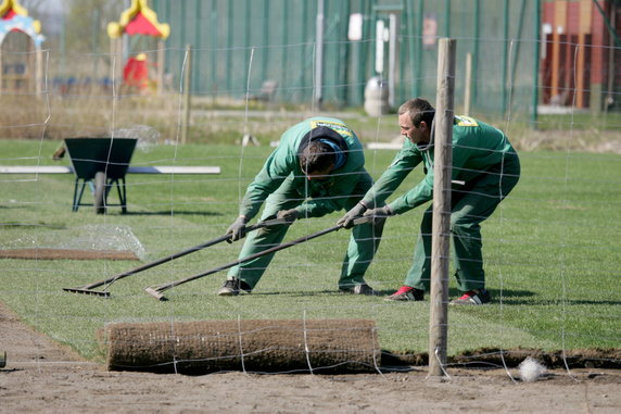 Budowa boisk dla reprezentacji Polski