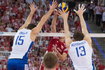 SIATKÓWKA FIVB MISTRZOSTWA ŚWIATA 2014 POLSKA ROSJA  (Mariusz Wlazły Dmitriy Ilinykh Dmitriy Muserskiy )