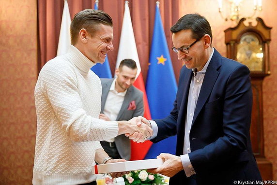 Łukasz Piszczek i  Mateusz Morawiecki (1)