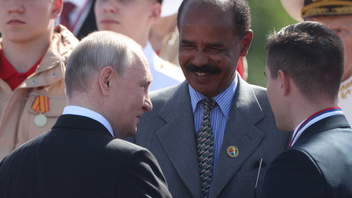 Władimir Putin i Isaias Afwerki