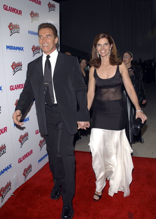 Arnold Schwarzenegger i Maria Shriver w 2003 roku