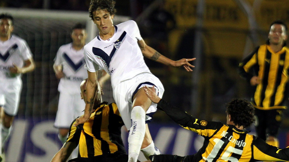 Kadr z meczu Penarol Montevideo - Velez Sarsfield