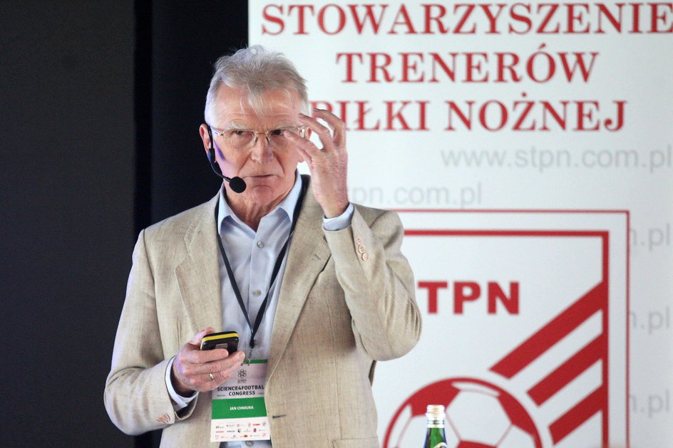 Prof. Jan Chmura podczas konferencji w Warszawie w 2019 r.