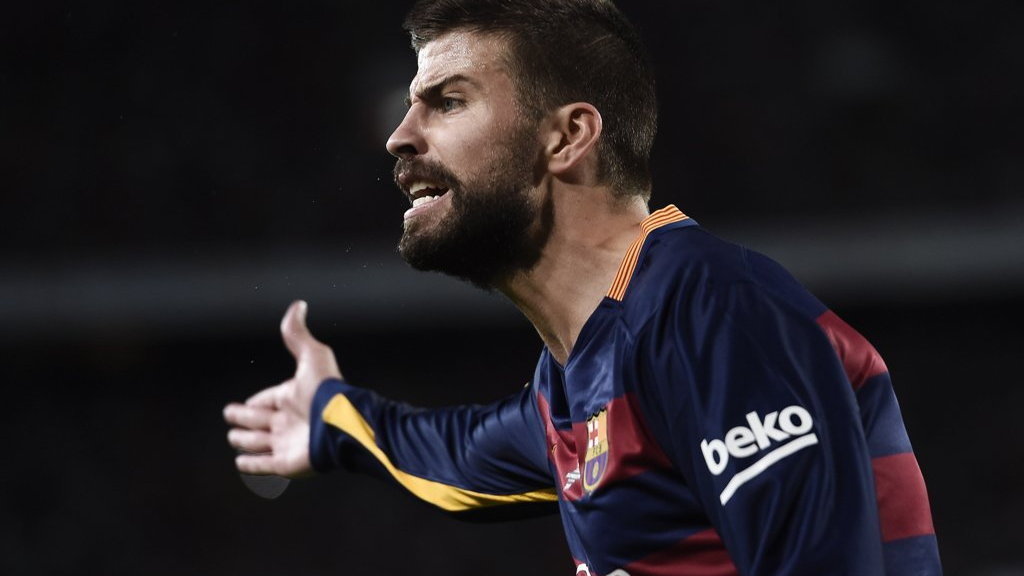 Gerard Pique, fot. AFP PHOTO / JOSEP LAGO