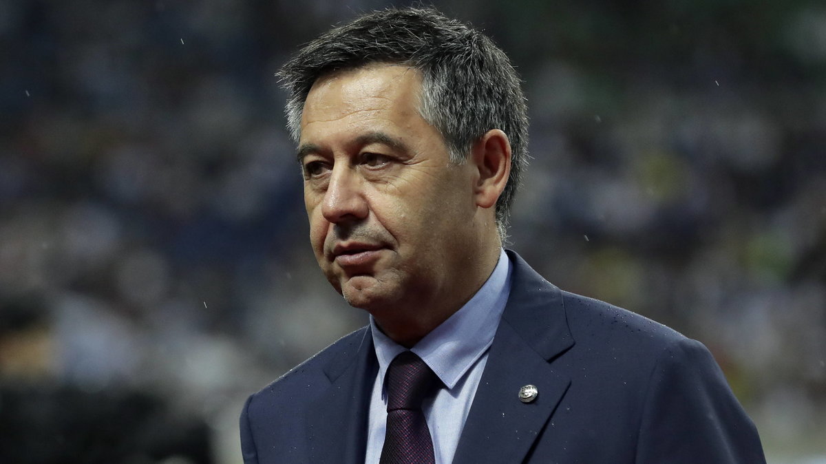 Prezes Barçy Josep Maria Bartomeu nie ma ostatnio powodów do radości